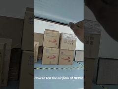 แผ่นกรองอากาศ HEPA OEM ด้วยสื่อคาร์บอนที่ทํางาน H13 Class