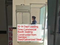 10-14 วัน เวลานํา นั่งบูธพาณิชย์ สร้างจากสแตนเลส/สแตนเลสกระปุก