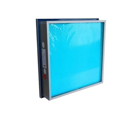 ถังของเหลวอุตสาหกรรม HEPA ฟิลเตอร์ AHU ฟิลเตอร์ใยแก้วสังเคราะห์ มินิ pleated ประสิทธิภาพสูง