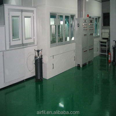 เครื่องกรองพัดลมห้องสะอาดสแตนเลส FFU SUS304 พลังงาน 220V/50HZ 110V/120V/60HZ ระดับความสะอาด 100-100000