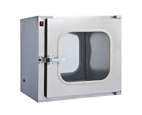 Cold Roll Steel Cleanroom Pass Through Box With SUS304 ระบบล็อคภายในและอิเล็กทรอนิกส์