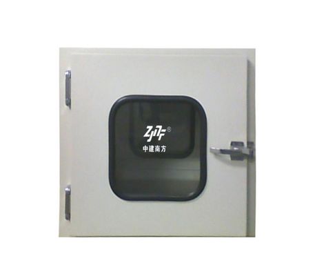 110V 220V ห้องทําความสะอาดห้องปฏิบัติการ Interlock Ultraviolet Light Sterilization Pass Box With Transfer Window สําหรับการกรองอากาศ