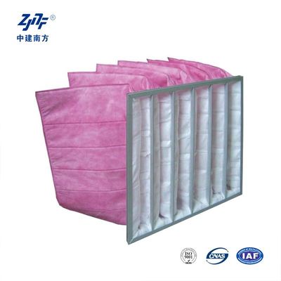 กระเป๋ากรองกระเป๋าอากาศโรงพยาบาลยา 1um สําหรับระบบอากาศ HVAC