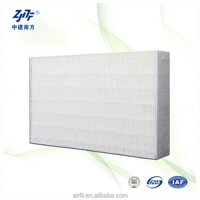 ระบบ HVAC HEPA แทนวัสดุใยแก้ว เครื่องกรองล้างอากาศ ธาตุกรอง ความชื้นสูงสุด ≤100%HR สําหรับกรอง pleated