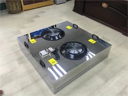 ISO 9001 Laminar Flow Filter Fan Unit FFU, เสียงต่ํา H14 FFU HEPA ระบบควบคุมกลุ่มกรอง