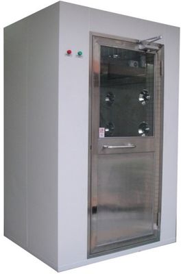 เหล็กกลมเย็น 380V / 50HZ ห้องสะอาดอาบน้ําอากาศ อุปกรณ์ไร้ฝุ่นด้วย SUS304 สแตนเลส ประสิทธิภาพ 99.99% 0.3um