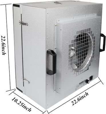 DC AC SUS304 อลูมิเนียมสลัดกรอบ FFU ระบบที่มีเครื่องยนต์พัดลมเทอร์โบ H13/H14 HEPA ฟิลเตอร์รวม