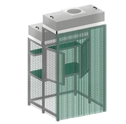 กระบวนการที่มีความรู้สึก เลือก Laminar Flow Cleanroom Booth ด้วยประสิทธิภาพการกรอง 99.99% ในโรงงานผลิต