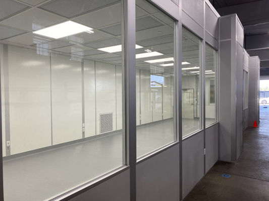 ห้องปฏิบัติการ / ห้องปฏิบัติการ Modular Clean Room Laminar หรือผสมผสานการไหลของอากาศ 10-15 อัตราแลกเปลี่ยนอากาศ