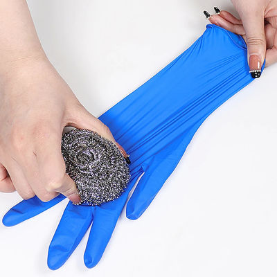 ชั้น 10 สินค้าห้องสะอาด ถุงมือไนทรีลสําหรับยาชีวภาพในอุตสาหกรรมเคมีอาหาร