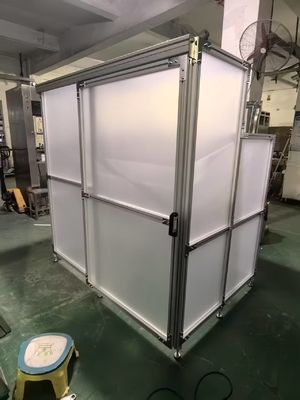 การรักษาความดันบวก ห้องสะอาด บูธ ระยะการติดตั้งสั้น