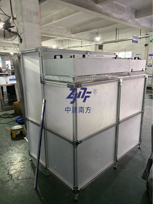 ปกครองในความดันบวก ห้องสะอาด Booth ด้วยการออกแบบแบบจําลองและระบบกรองแกน