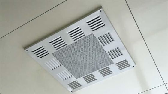 ช่องจ่ายอากาศ HEPA H14 ประสิทธิภาพ 99.99% 0.3μm ISO14644-1