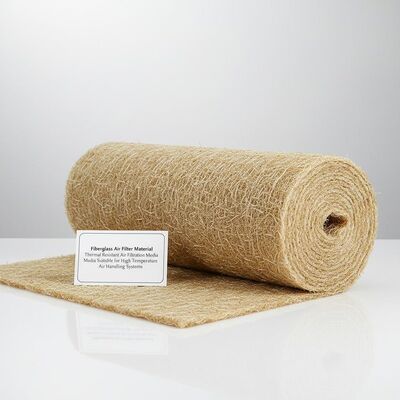 quality วัสดุกรองอากาศจากใยแก้ว สื่อกรองอากาศที่ทนความร้อน เหมาะสําหรับระบบการจัดการอากาศอุณหภูมิสูง factory